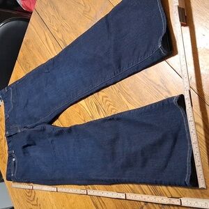 GAP Jeans Women 31 Blue BOOTCUT BOOT CUT Dark Wash Pants Denim Western Cowboy